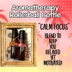 🦋Self-Care Aromatherapy Blend in “Calm Focus” | 10 ml Glass Rollerball